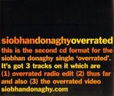 Siobhan Donaghy Overrated CD