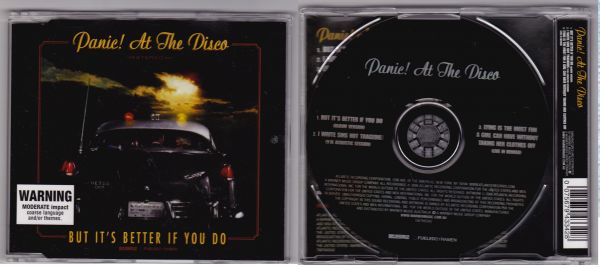 Panic! At The Disco - But It's Better If You Do - CD