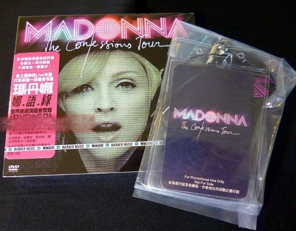 Madonna The Confessions Tour mdna Taiwan RARE Card Holder +