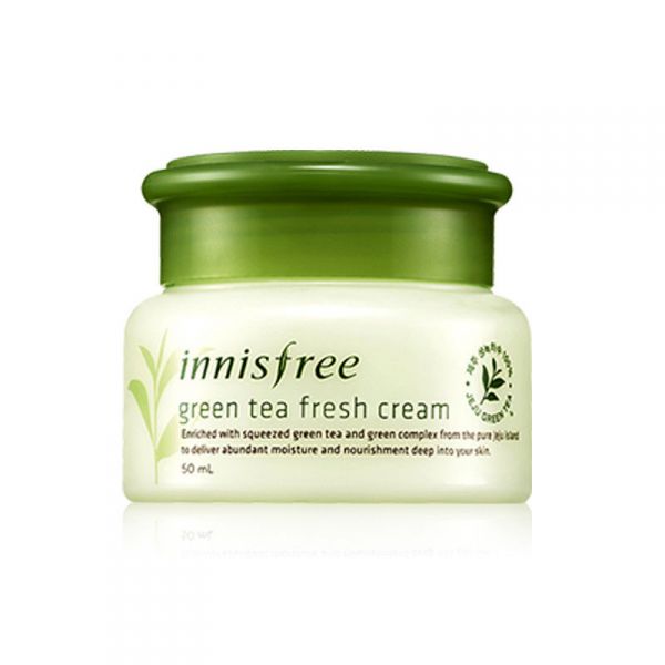 Innisfree -  Green Tea Fresh Cream 50ml pele oleosa