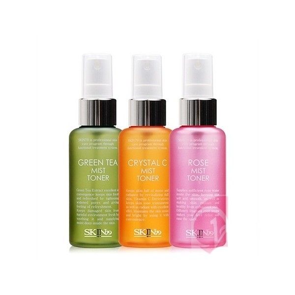 Skin79 - Mist 3 Set (Green Tea 60ml + Rose 60ml + Crystal C