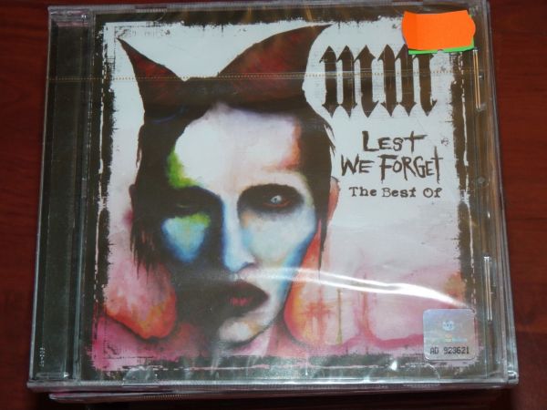 MARILYN MANSON Lest We Forget Best Of  CD