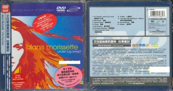 ALANIS MORISSETTE - Under Rug Swept DVD TAIWAN