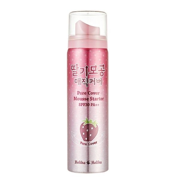 HOLIKA - Strawberry Pore Magic Cover Mousse Starter SPF30/PA