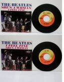 THE BEATLES She's A Woman / I Feel Fine 45 w/ Picture Sleeve