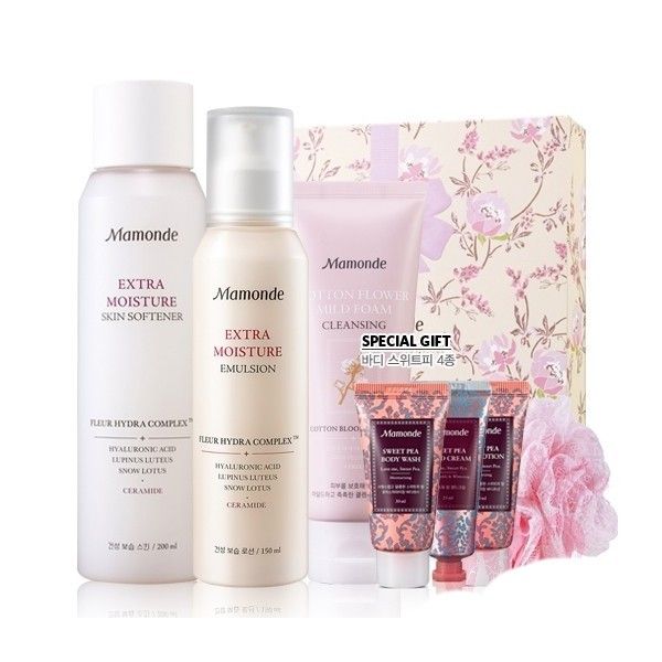 Mamonde - Extra Moisture Set (Softener&Emulsion) Cotton Flow