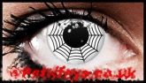 Cobweb Style Creepy Contact Lenses