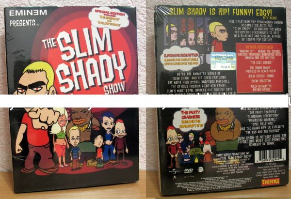 EMINEM SLIM SHADY.. RARO UKR DVD