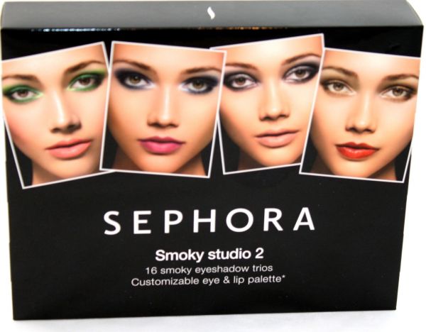 Sephora SMOKY STUDIO 2 TWO Customizable Eye Palette $210 Val