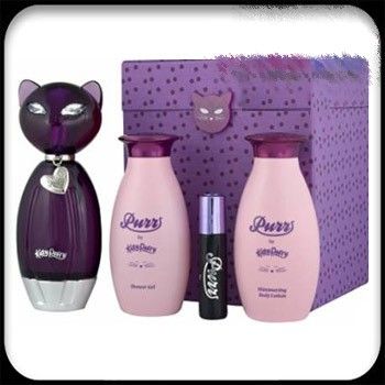 PURR by KATY PERRY for WOMEN 4pc GIFT SET 3.4 oz EDP + 4.0 B