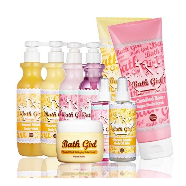 HOLIKA - Bath Girl Secret Musk Body Wash+Lotion/ Candied Ros