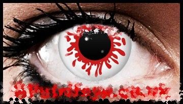 Blood Splat Coloured Contact Lenses