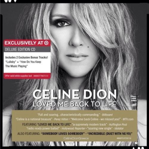 Celine Dion Loved Me Back To Life CD 2013 Target Exclusive 2