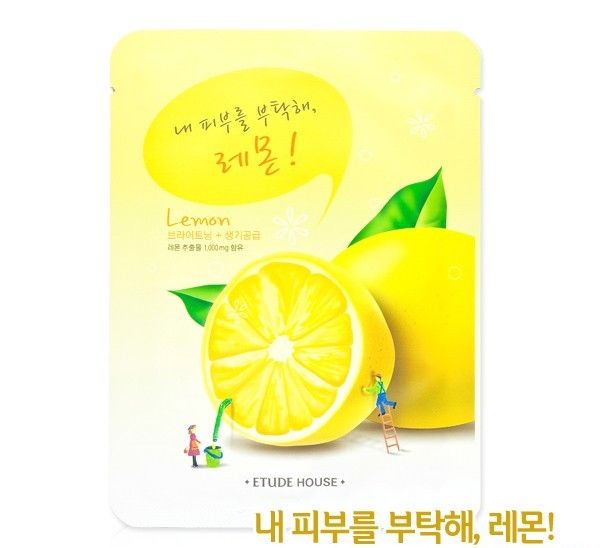 ETUDE HOUSE I Need You! Mask Lemon (4 sheets)