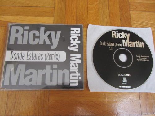RICKY MARTIN Donde Estaras Reix RARE 1997 GERMANY CD single