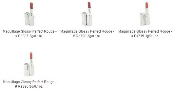 Shiseido-Maquillage Glossy Perfect Rouge-Varias Cores(Escolh