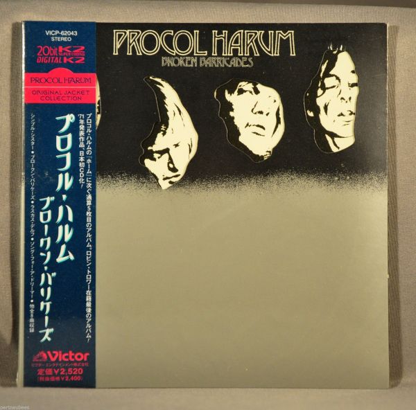 Procol Harum Broken barricades JAPAN Mini LP CD