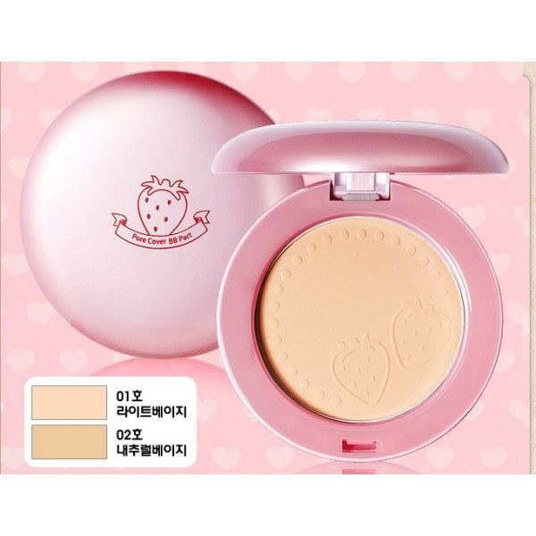 HOLIKA - Strawberry Magic Cover BB Pact SPF35/PA++