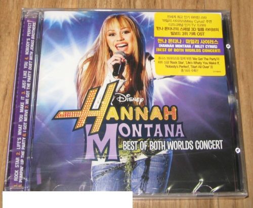 MILEY CYRUS - HANNAH MONTANA Best of Both Worlds Concert KOR CD