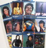 MICHAEL JACKSON Trading Cards History PANINI 1996 x 18 BLUE