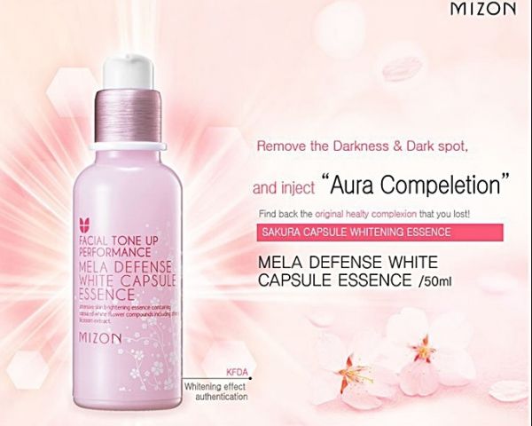 MIZON MELA DEFENSE WHITE CAPSULE ESSENCE 50ML Whitening Hyaluronic acid