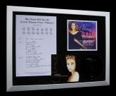 CELINE DION My Heart Will Go On LTD CD FRAMED DISPLAY