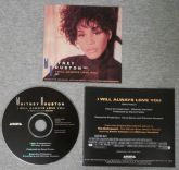 Whitney Houston - I Will Always Love You - 1992 U.S. PROMO c