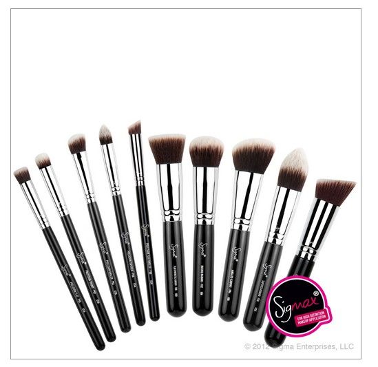 NEW SYNTHETIC ESSENTIAL KIT 10 BRUSHES